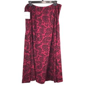 NWT Raspberry 100% Rayon Maxi Skirt
